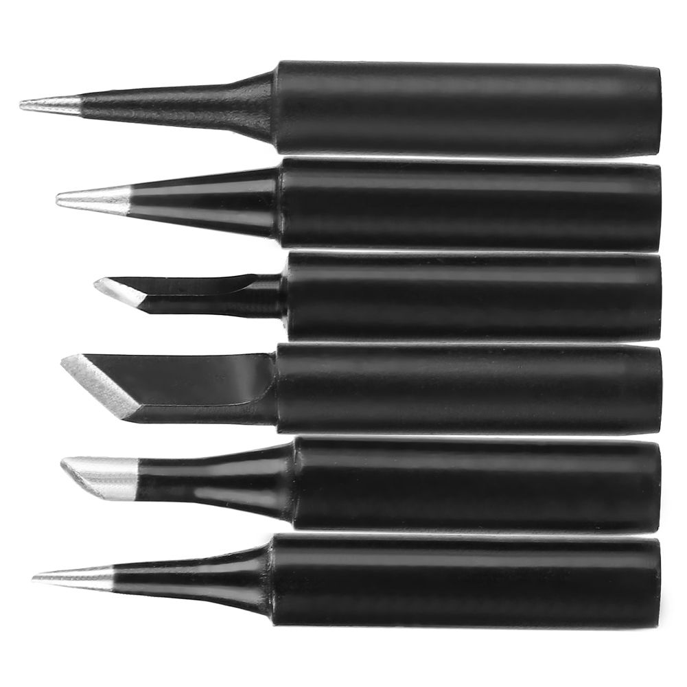 6pcs Lead Free Soldering Iron Tips Set For 936/937 Welding
