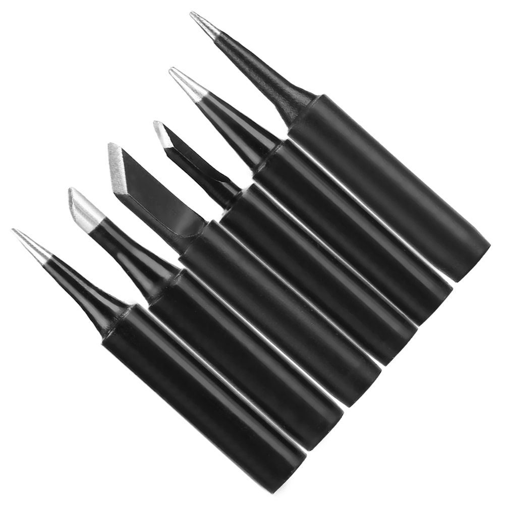 6pcs Lead Free Soldering Iron Tips Set For 936/937 Welding