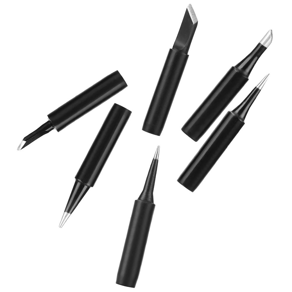 6pcs Lead Free Soldering Iron Tips Set For 936/937 Welding
