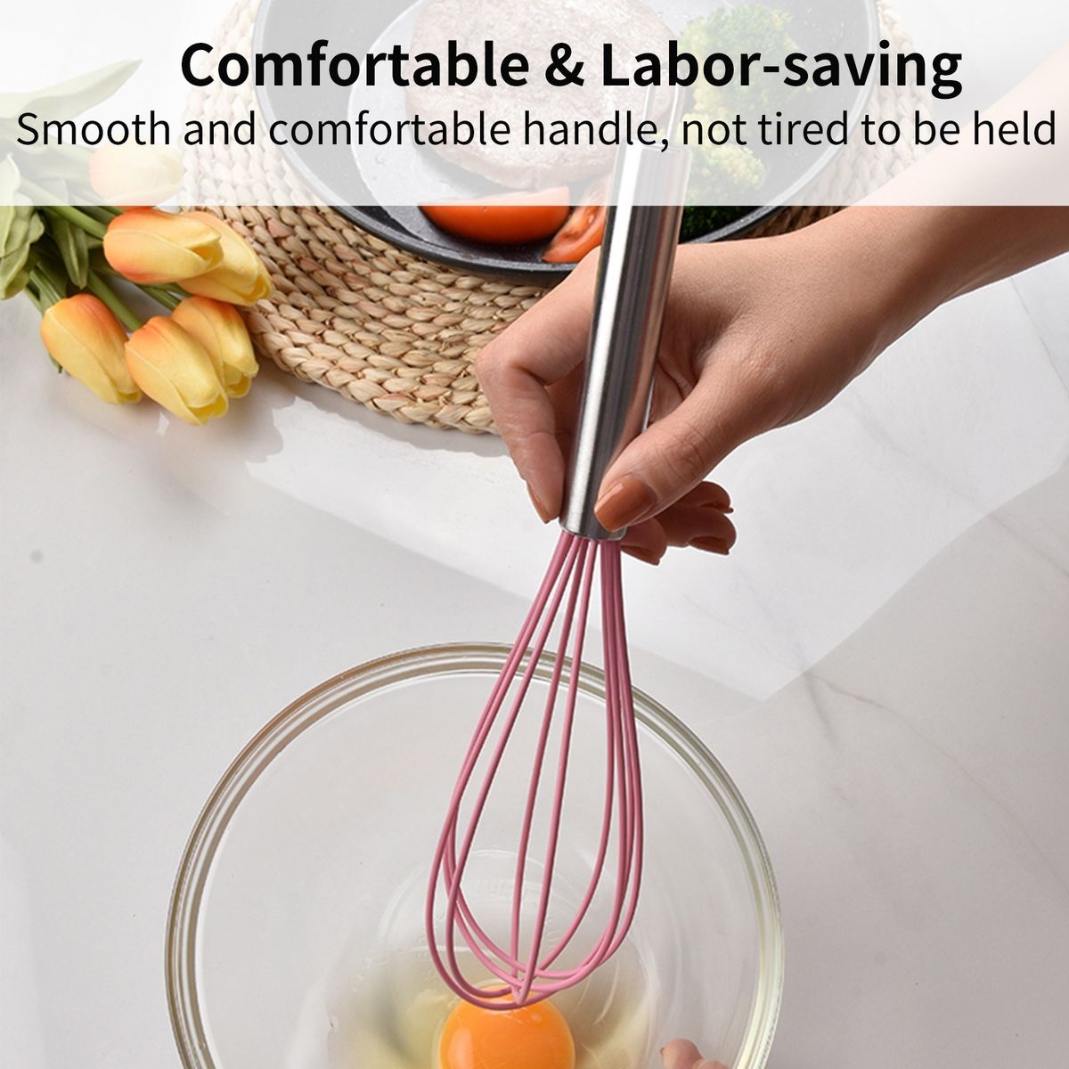 5PCS Kitchen Cooking Utensil Set Silicone Cooking Utensil