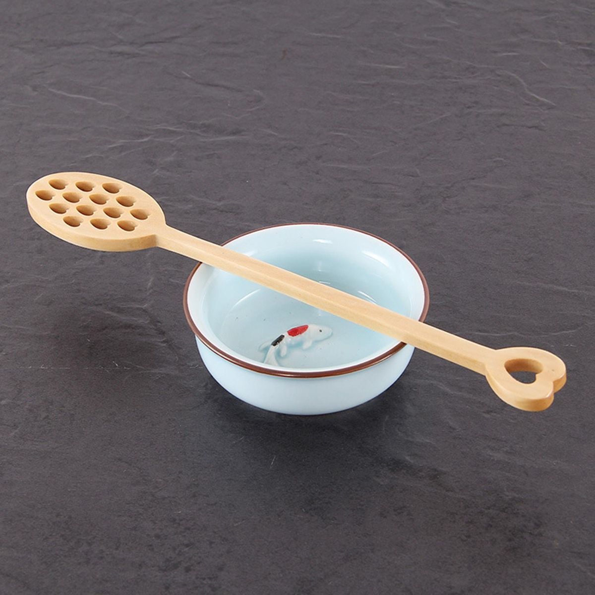 Dessert Spoon Wood Stirring Rod Coffee Mixing Tools