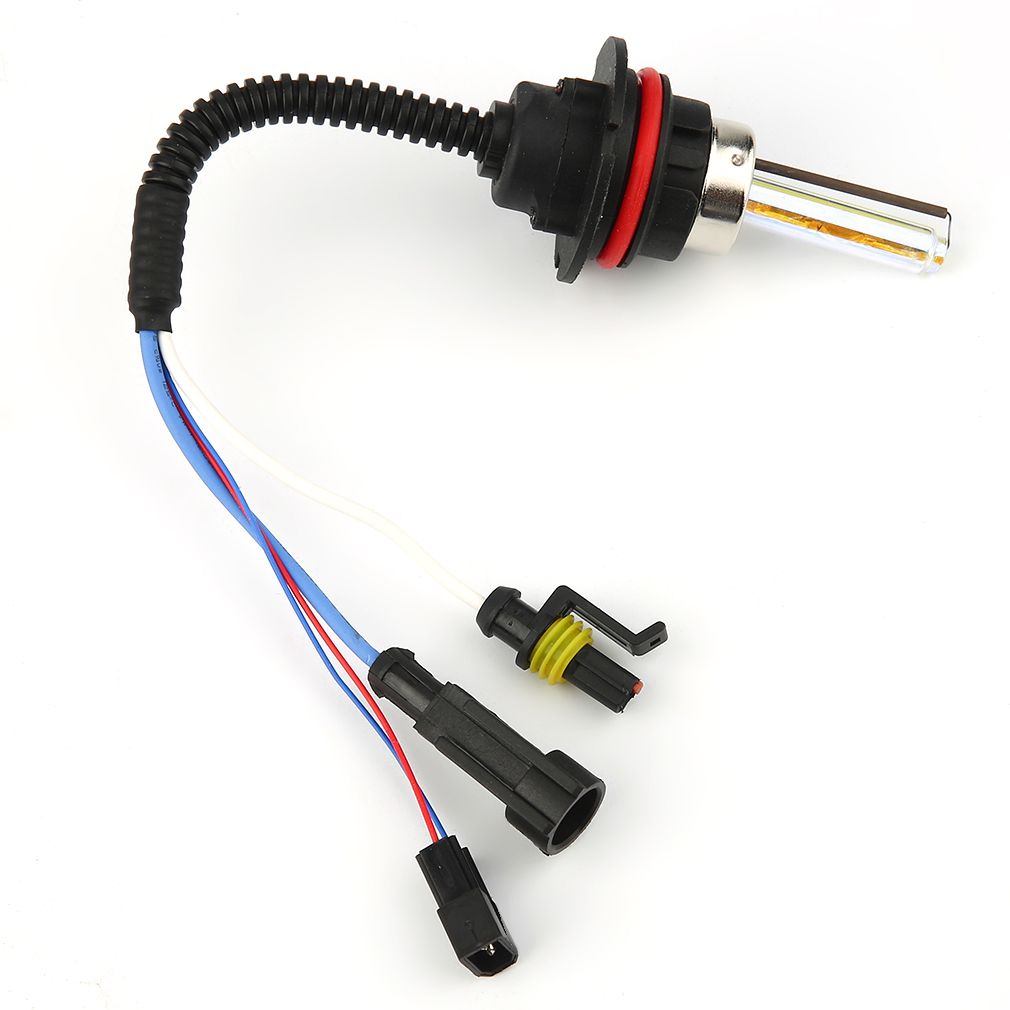 9007-H/L Car Motorcycle Headlight Xenon Replacement Bulbs Lamps Set Kits 55W-multicolor-6000K