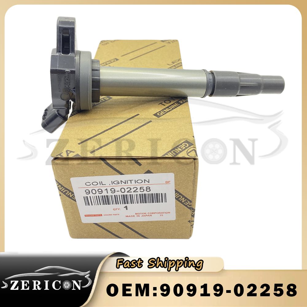 1PCS  Ignition Coil 90919-02258 90919-02252 For Toyota Auris Avensis Rav 4
