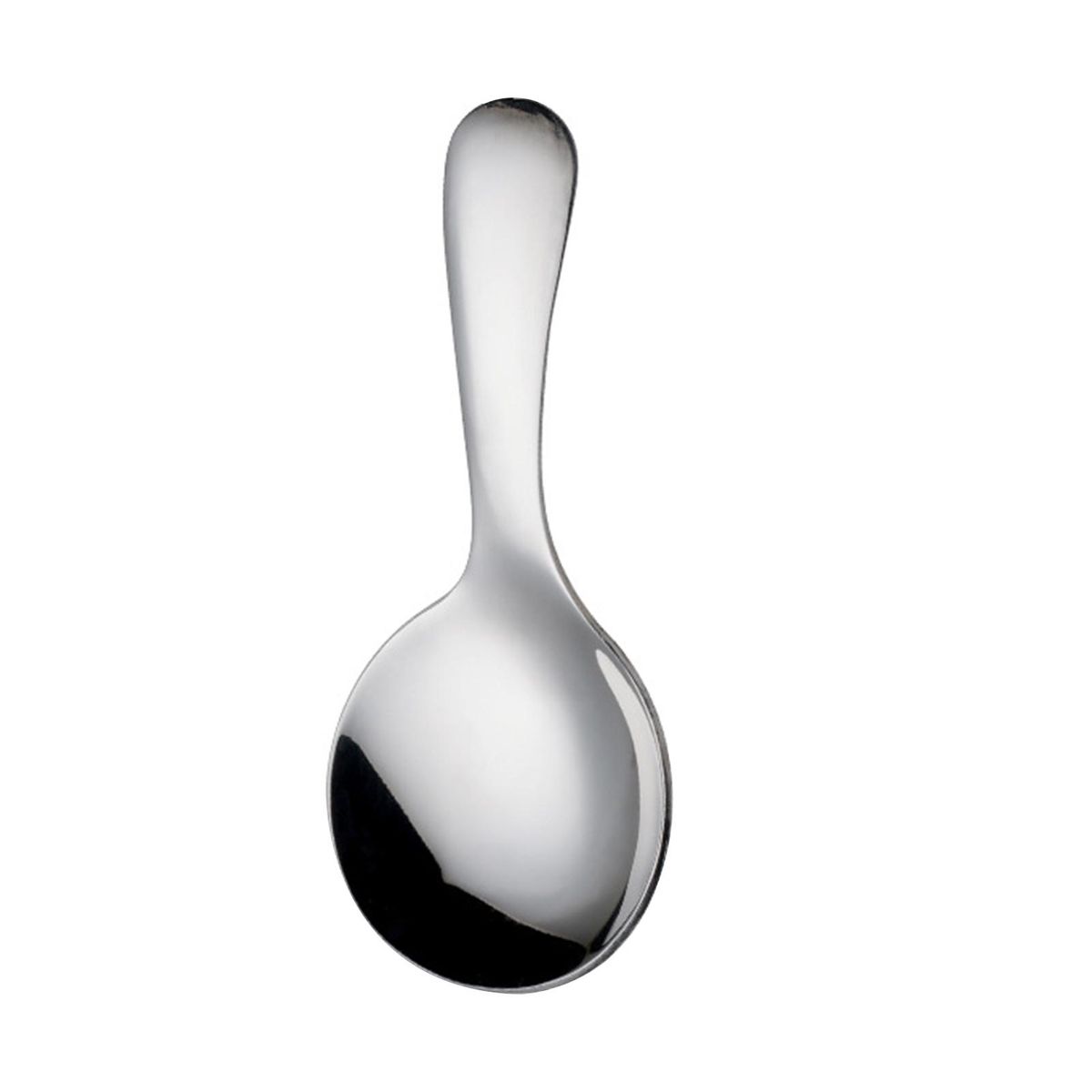 Mini Soup Spoon Mini Stainless Steel Baby Spoon Fork Set for Desserts Silver