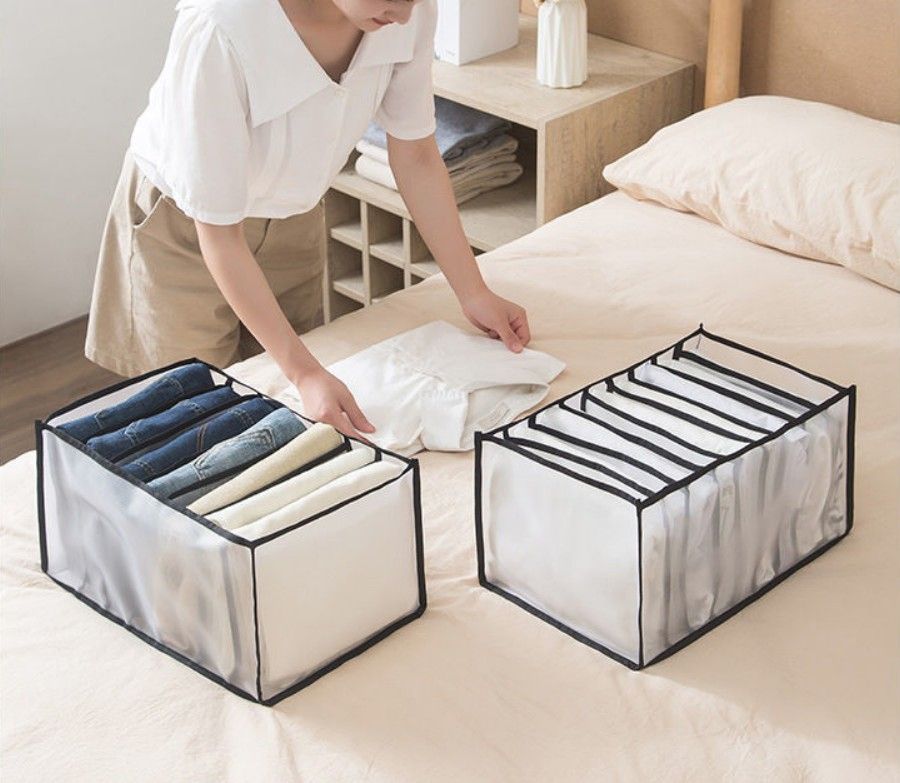 Pants Mesh Storage Box Cloth Art Storage Box Wardrobe Drawer