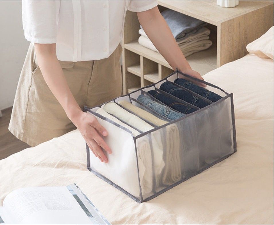 Pants Mesh Storage Box Cloth Art Storage Box Wardrobe Drawer