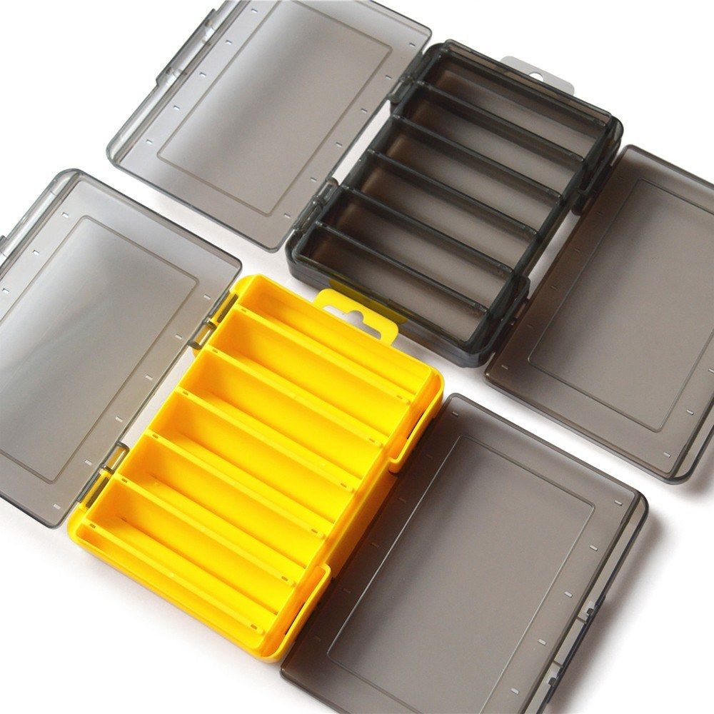 4 PCS Fishing Box Fishing Lure Hook Boxes Double Sided