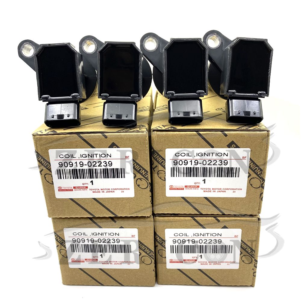 4pcs 90919-02239 Ignition Coil For Toyota Corolla Celica Chevy Prizm Pontiac