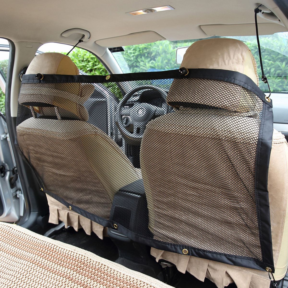 Dog Car Barrier SUV Pet Barrier See Through Net Pet Barrier