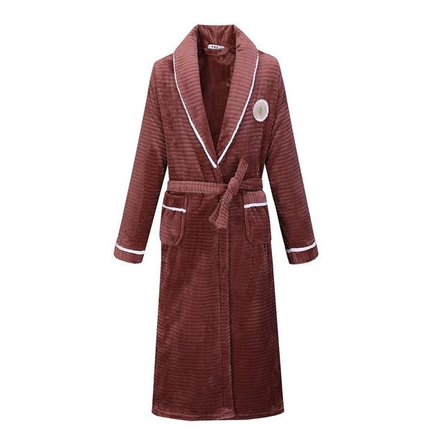 Women's Warm Pajamas In Winter Plush Bathrobe