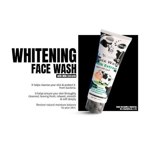 Whitening Milk Extract Facial Wash Deep Cleansing, Face Glow