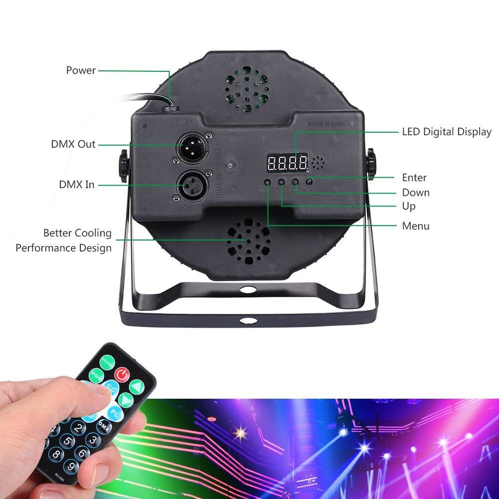 86 RGB LED Light DMX Lighting Projector Stage Party Show