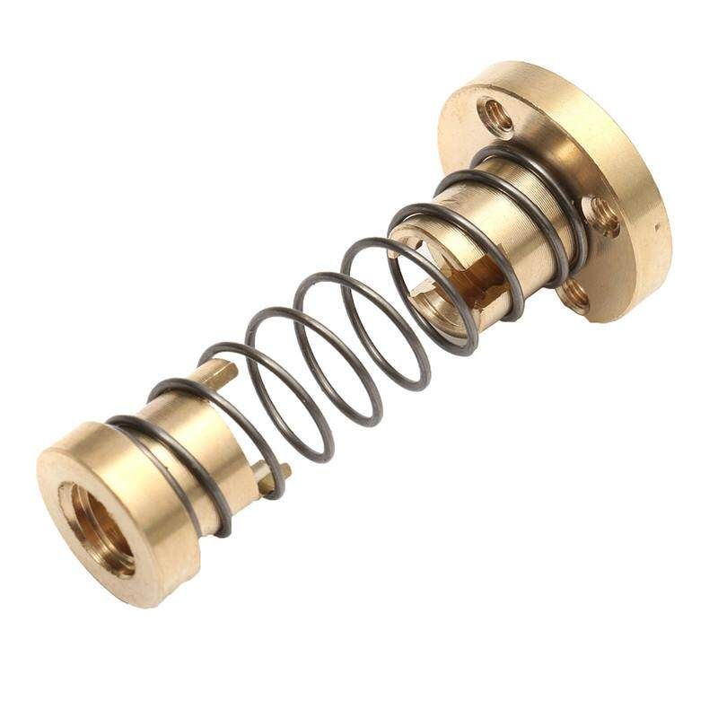 T8 Anti-backlash Spring Loaded Nut For 4mm Threaded Rod Lead Screw Lead 4mm