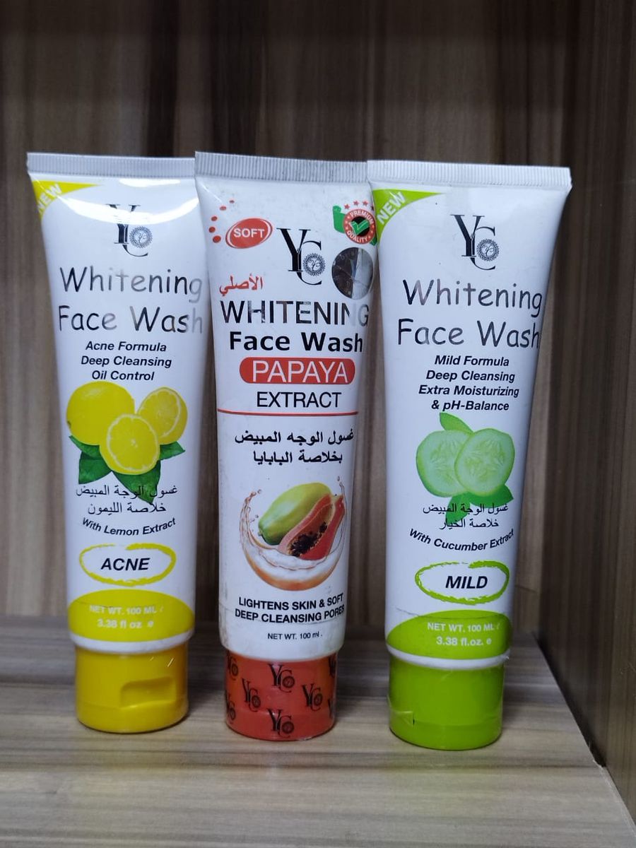 3in1 YC Whitening Facial Wash Acne, Face Glow, Deep Cleanse