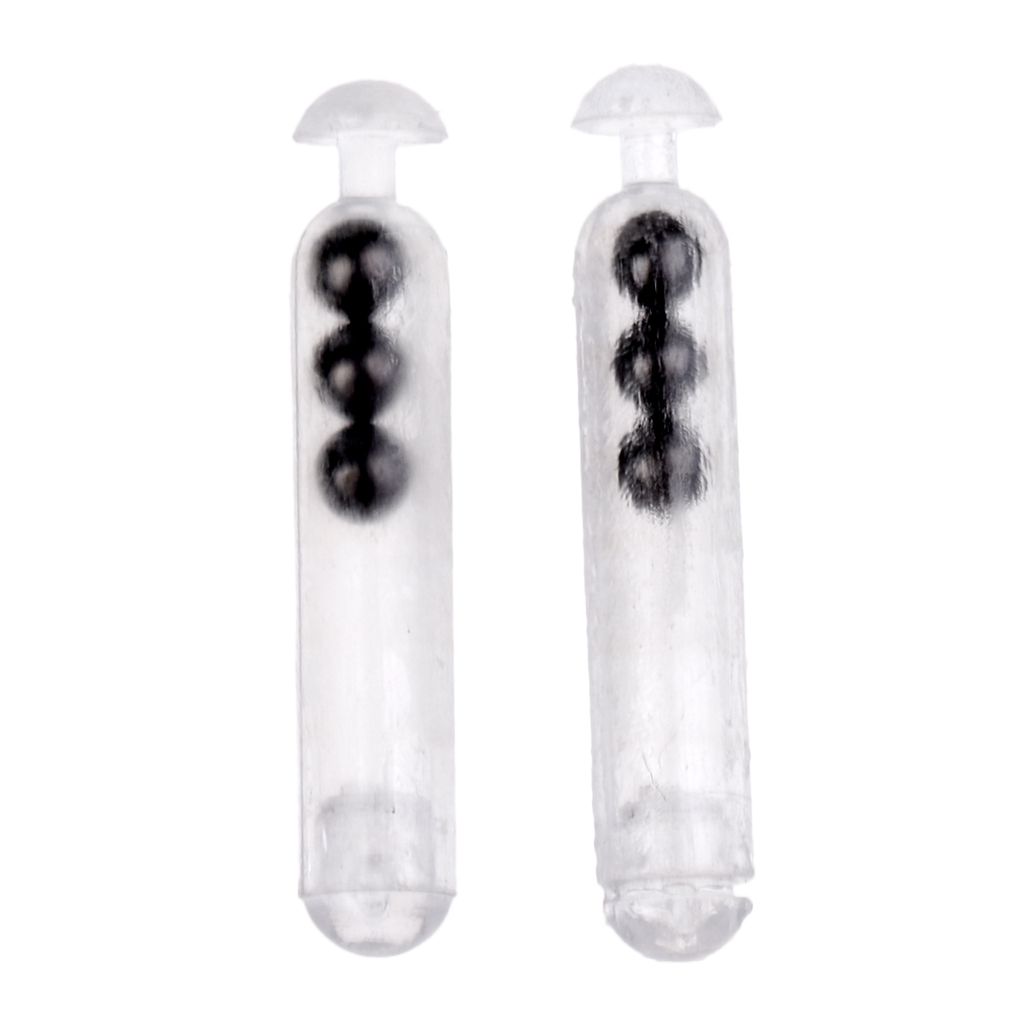20x White  Rattles   Metal Ball Insert Tube Attract