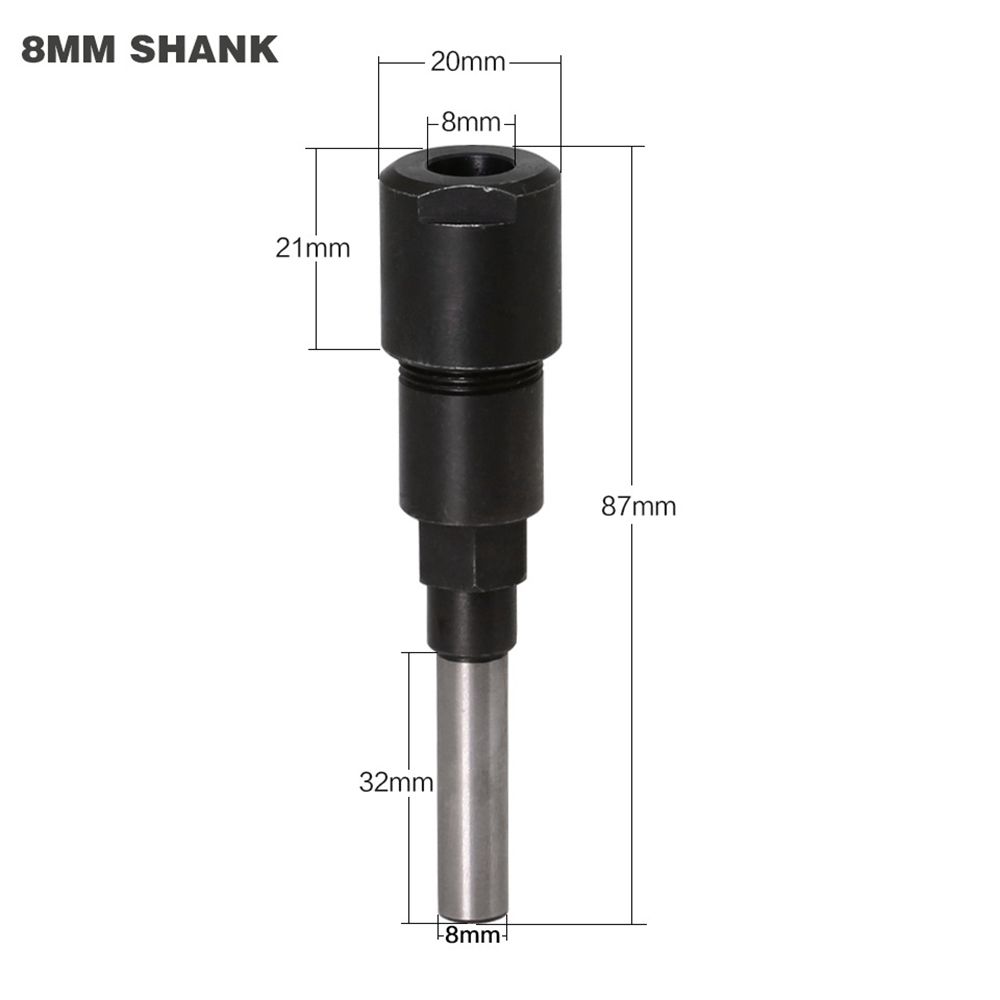 8mm Shank Router Bit Extension Rod Collet Engraving Machine