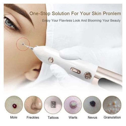 LCD Plasma Laser Indicator Kit For Removing Moles, Blackheads - Gold