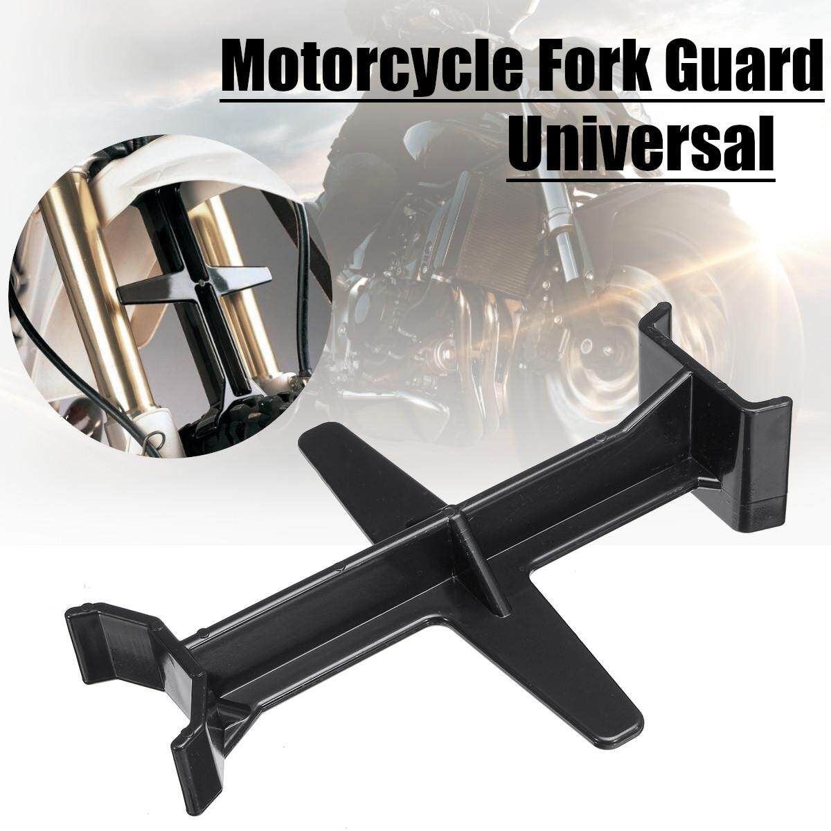 Motorcycle Bike Plastic Fork Guard Tie Down Brace Protector Universal