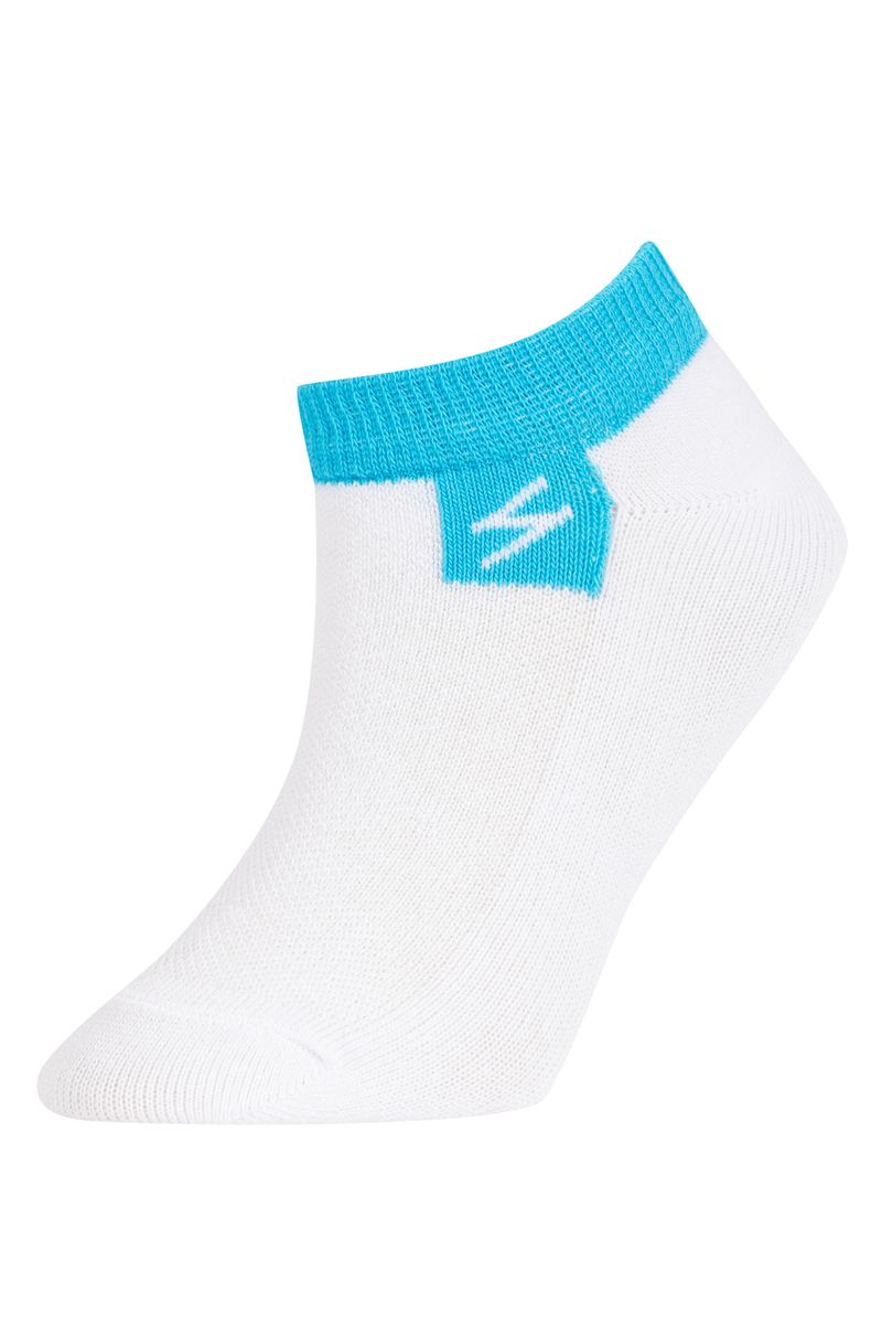 5 Piece Boy Casual Low Cut Socks - White