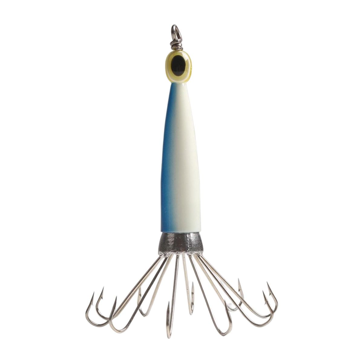 Fishing Bait Hook Night Luminous Cuttlefish Sleeve Octopus Squid Hook Blue