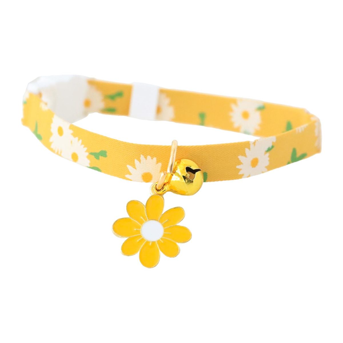 Pet Neck Strap Colorful Sunflower Pet Cat Collar Ornament Yellow
