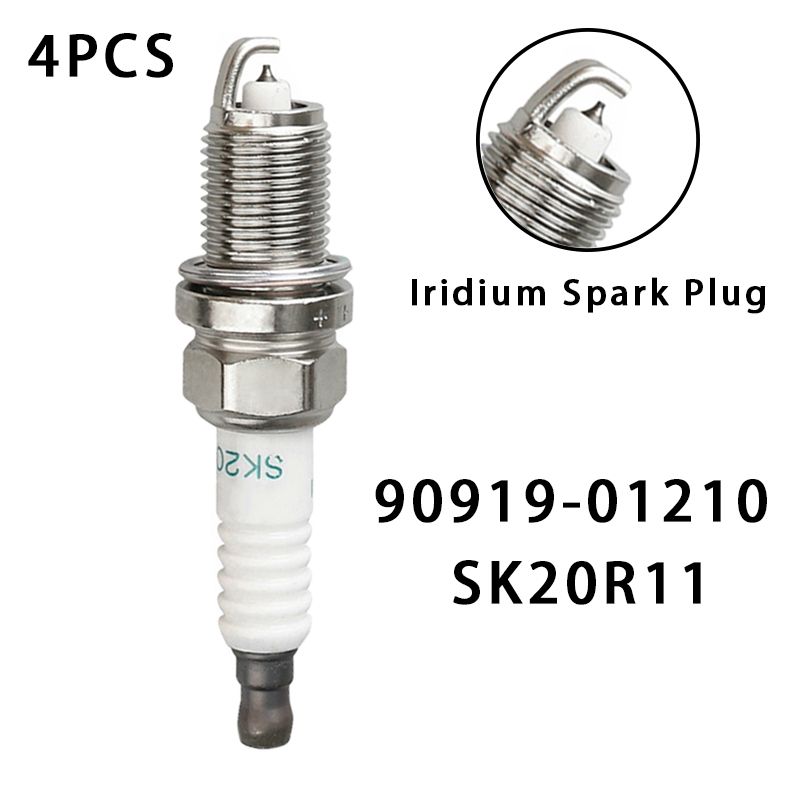 4pcs/New 90919-01210 SK20R11 Iridium Spark Plugs For Toyota Scion Camry RAV4 Tundra Lexus ES GS GX IS LS LX RX SC 9091901210