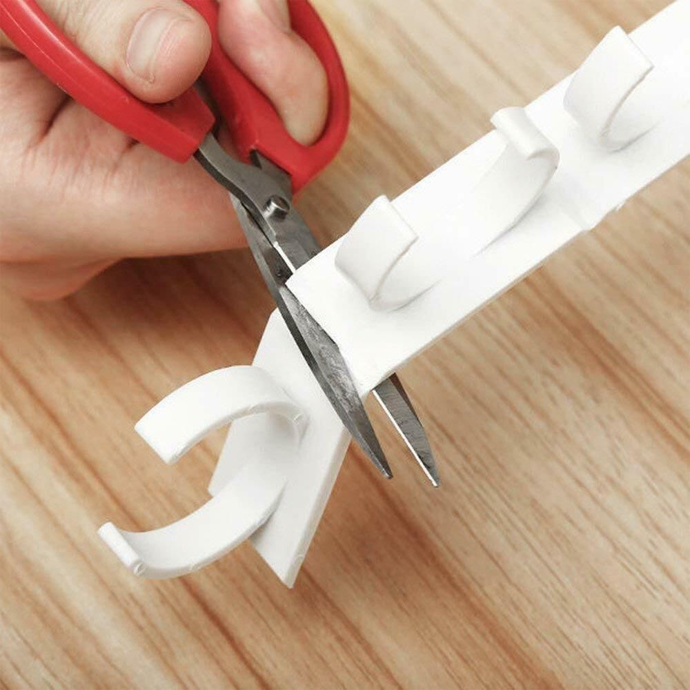 20Pcs Kitchen Spice Jar Rack Adhesive Seasoning Bottle Storage Holder Cabinet Organizer Wall Cabinet Door Hanging Spice Jars Clip Hooks