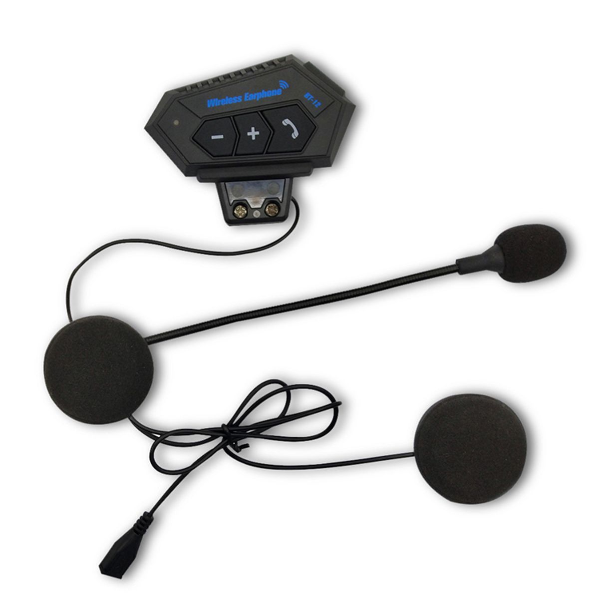 Motorcycle BT Intercom With Helmet BT Headset Waterproof