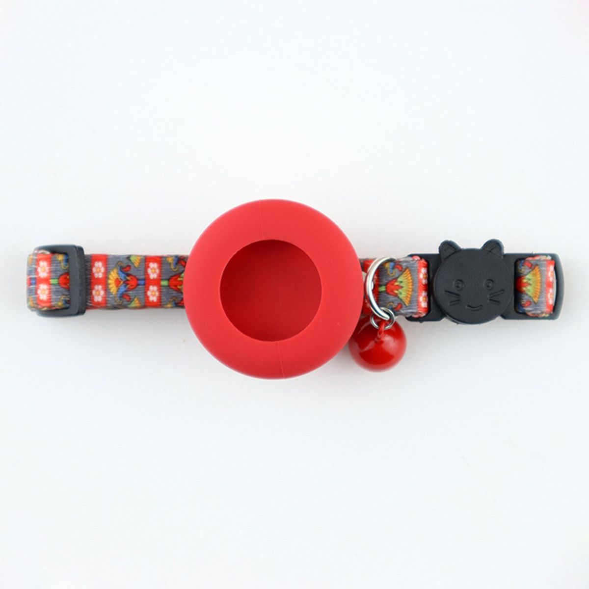 Pet Necklace Pet Tracker Collar Protective Case Grey