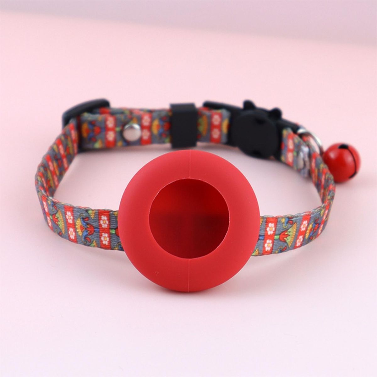 Pet Necklace Pet Tracker Collar Protective Case Grey