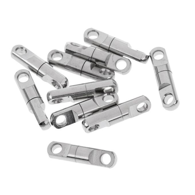 2x Swivels To Hook Connectors Swivel Ball Clips Rings Metal
