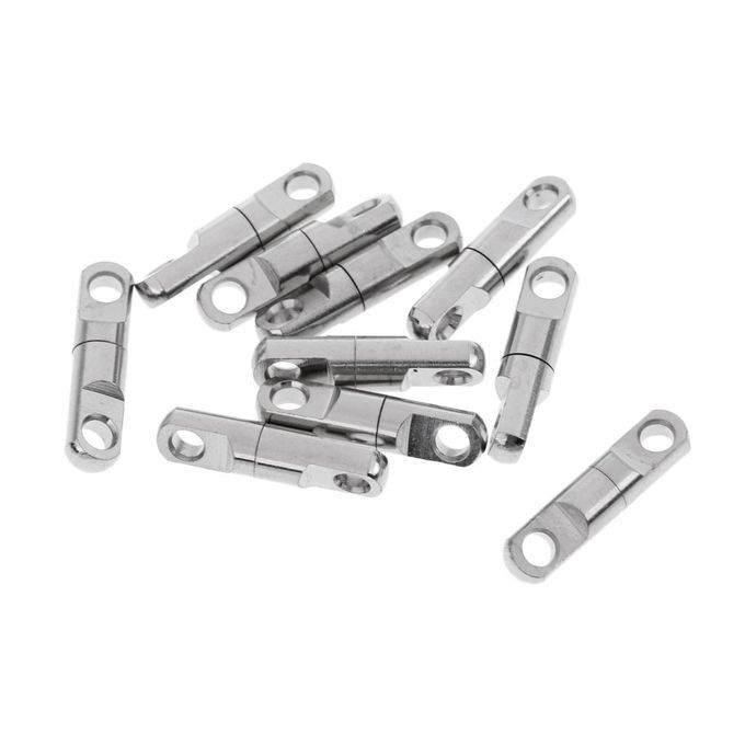 2x Swivels To Hook Connectors Swivel Ball Clips Rings Metal