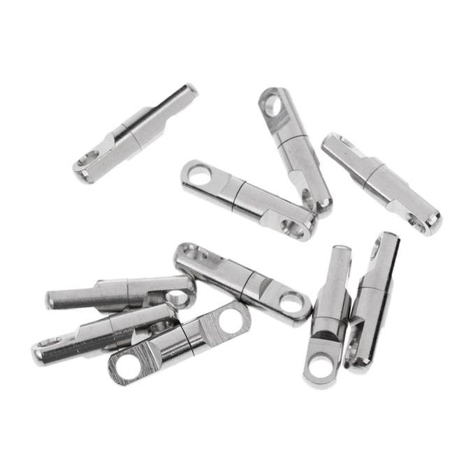 2x Swivels To Hook Connectors Swivel Ball Clips Rings Metal