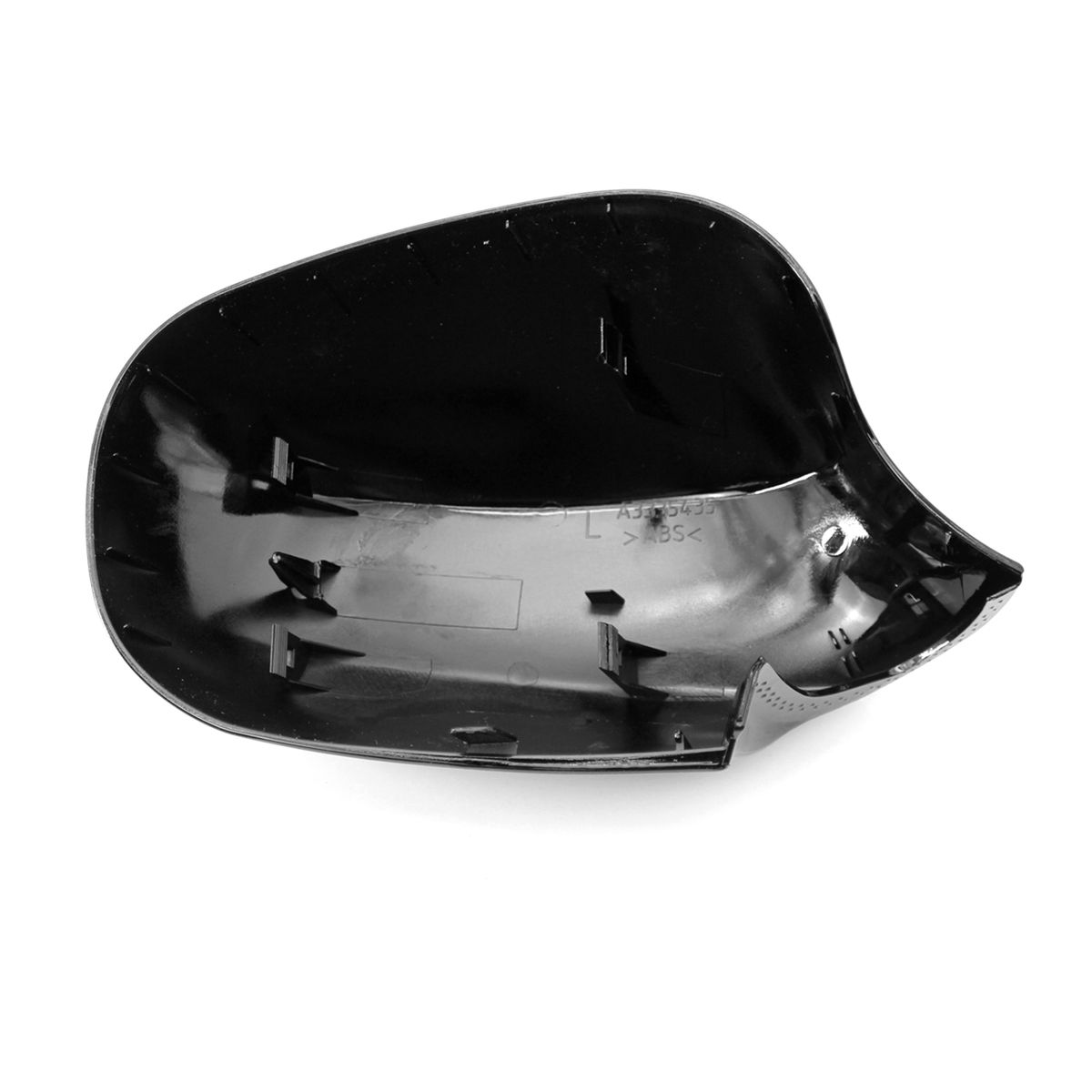 New Reversing Mirror Cover Protect Housing Bright Black Left