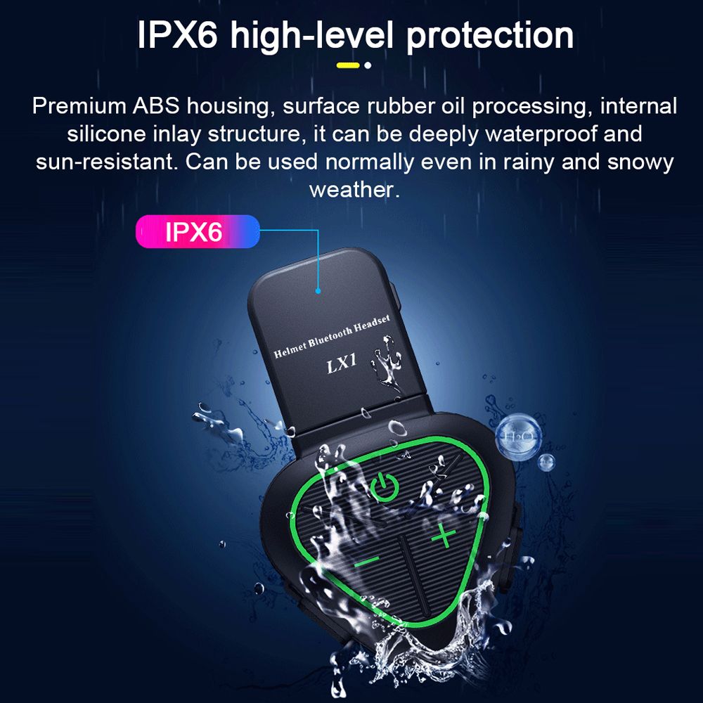 Motorcycle Helmet Headset BT5.0 Headphone Noise Reduction