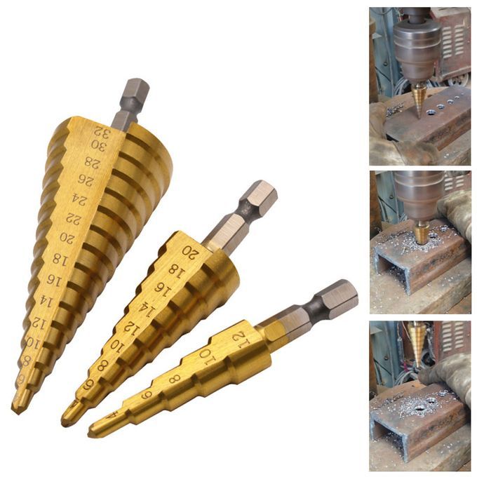 HSS Titanium Coated Step Drill Bit