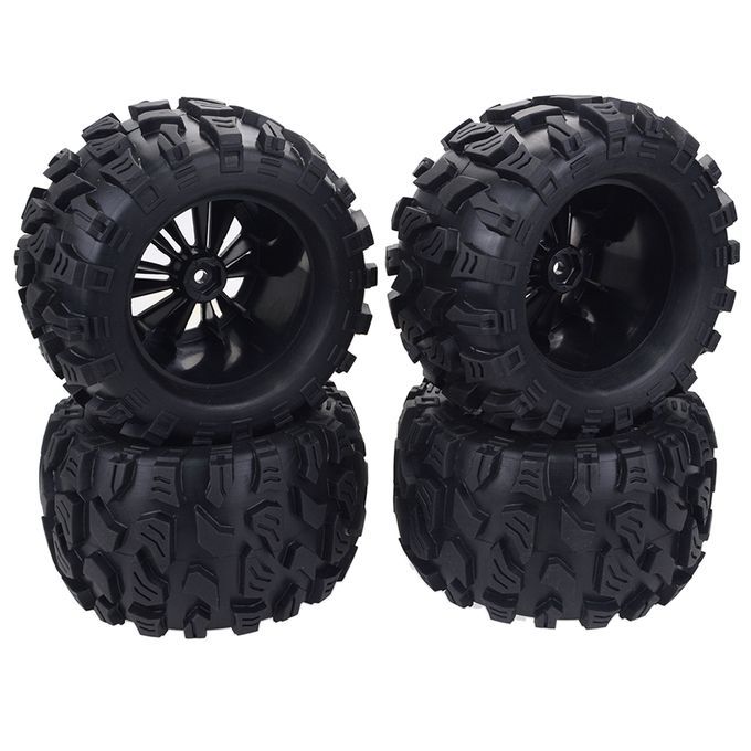 4x 110 Scale RC Car Wheel Rim Tyres Replacement Parts Monster Truck