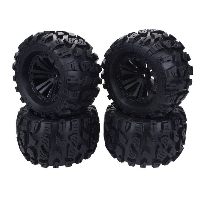 4x 110 Scale RC Car Wheel Rim Tyres Replacement Parts Monster Truck