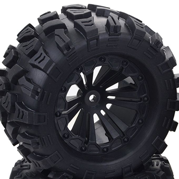 4x 110 Scale RC Car Wheel Rim Tyres Replacement Parts Monster Truck