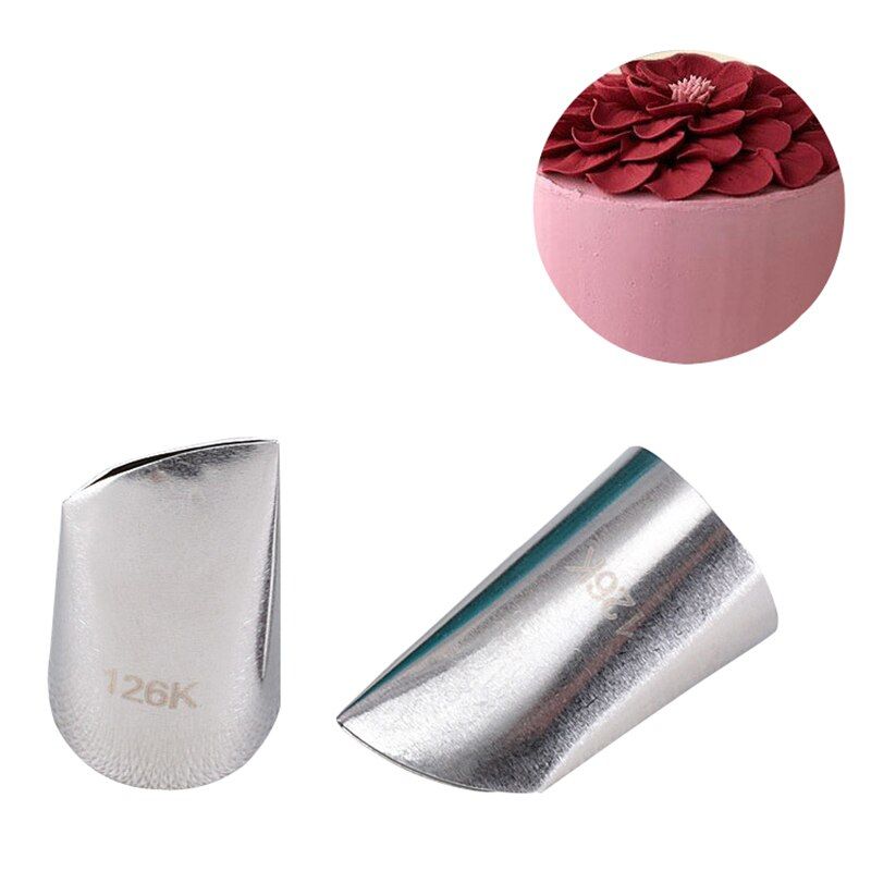 #126K Stainless Steel Rose Flower Petal DIY Icing Piping