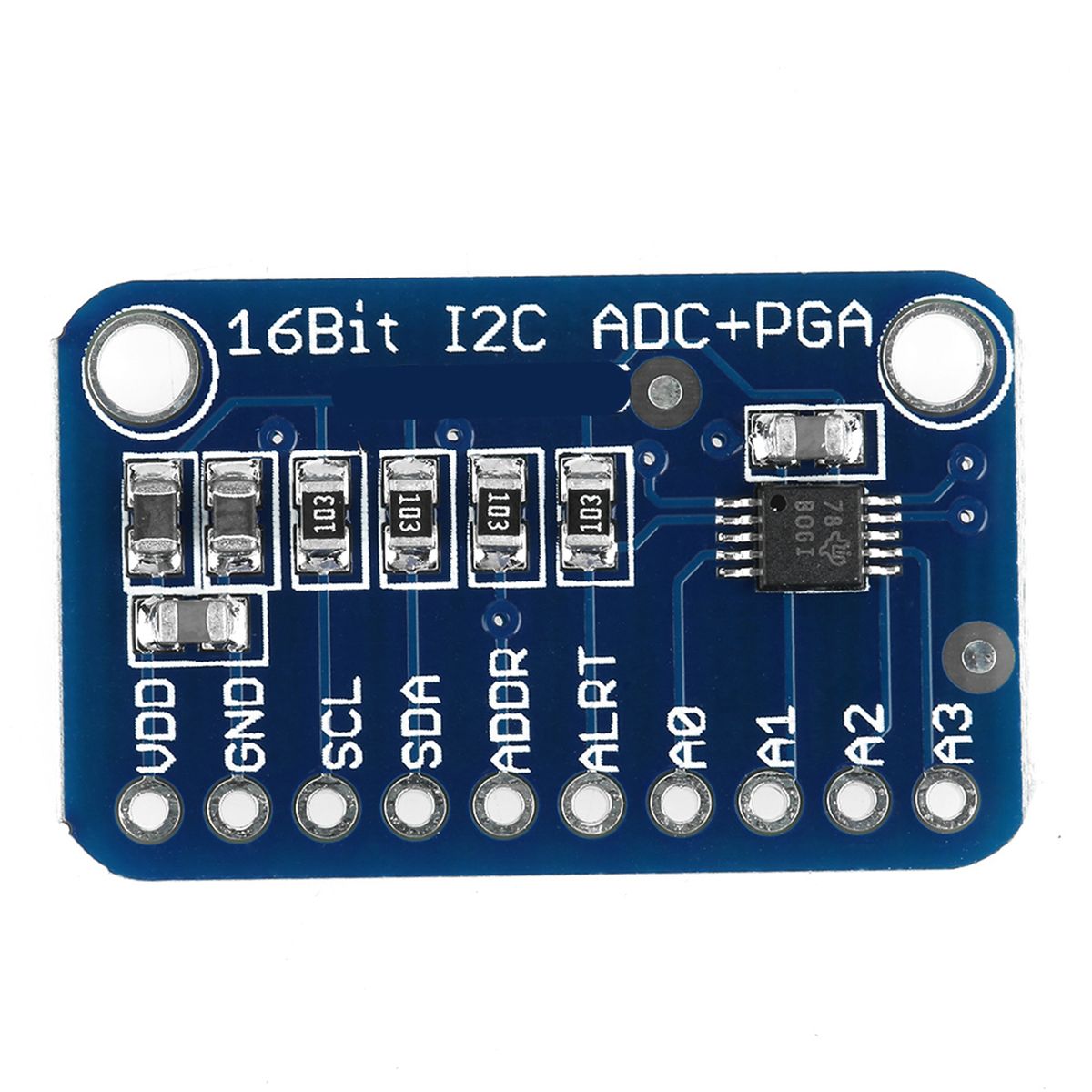1pc 16‑Bit I2C ADC Development Board Analog To Digital