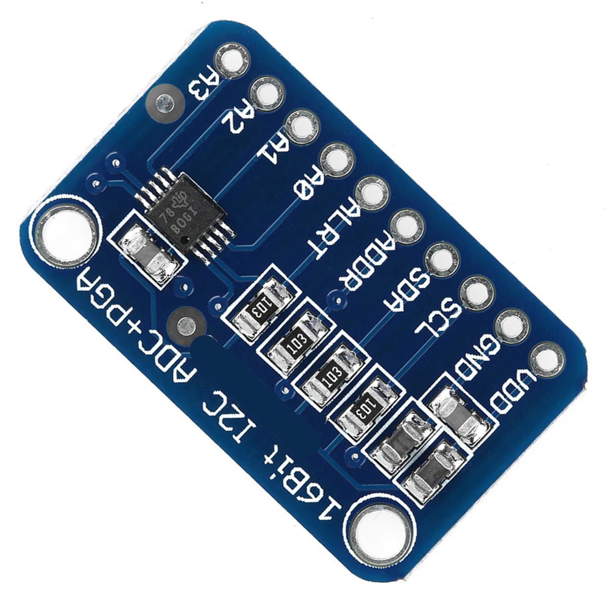 1pc 16‑Bit I2C ADC Development Board Analog To Digital