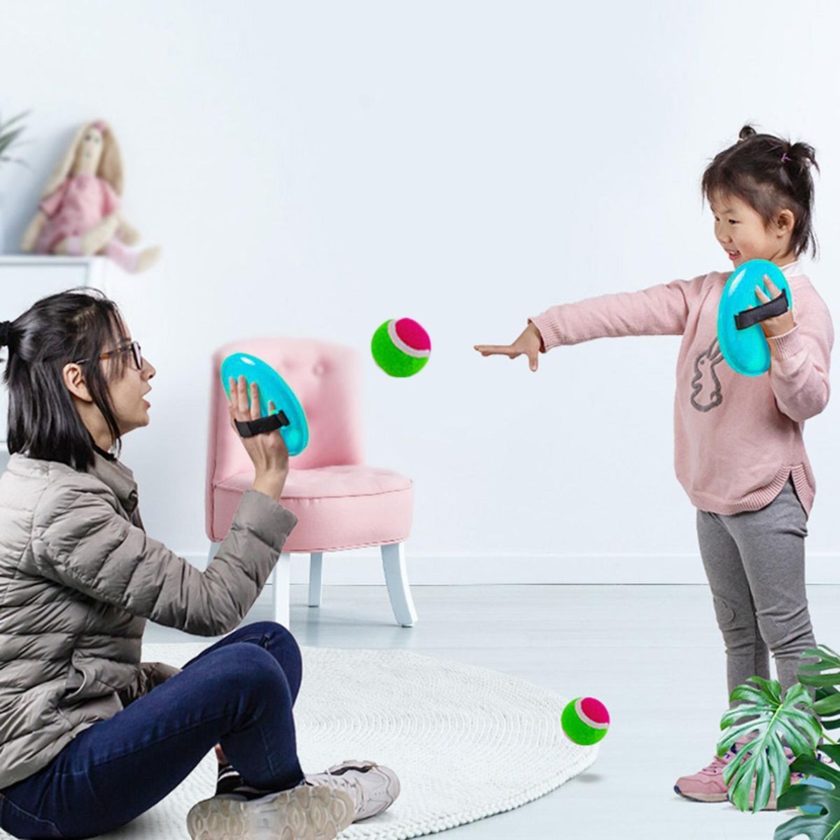 Throwing Ball Sports Active Play Sticky Target Ball Set for Kids