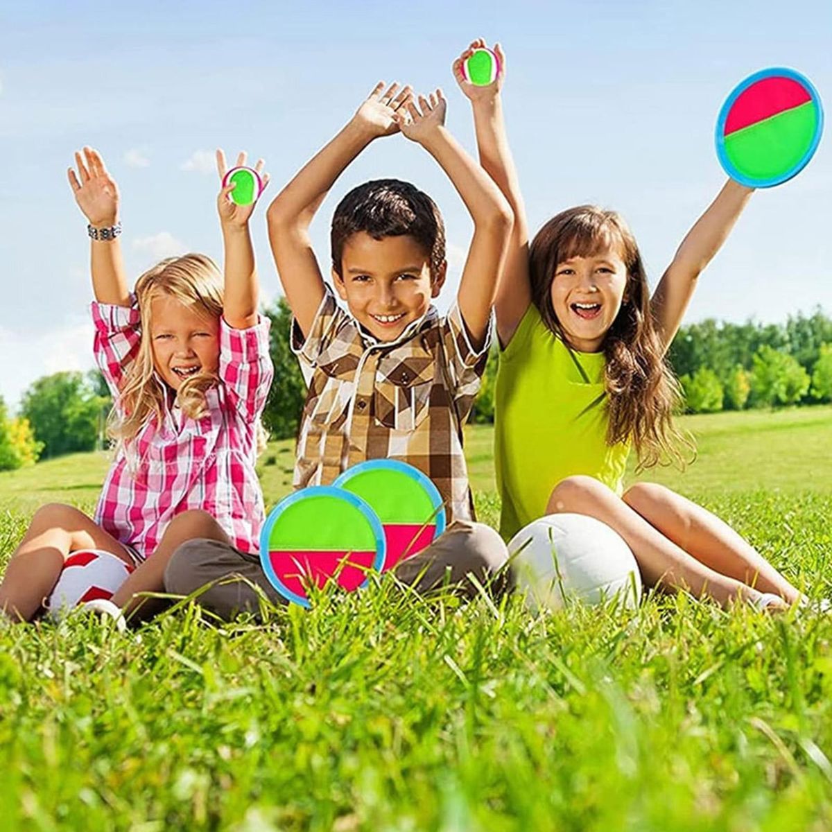 Throwing Ball Sports Active Play Sticky Target Ball Set for Kids