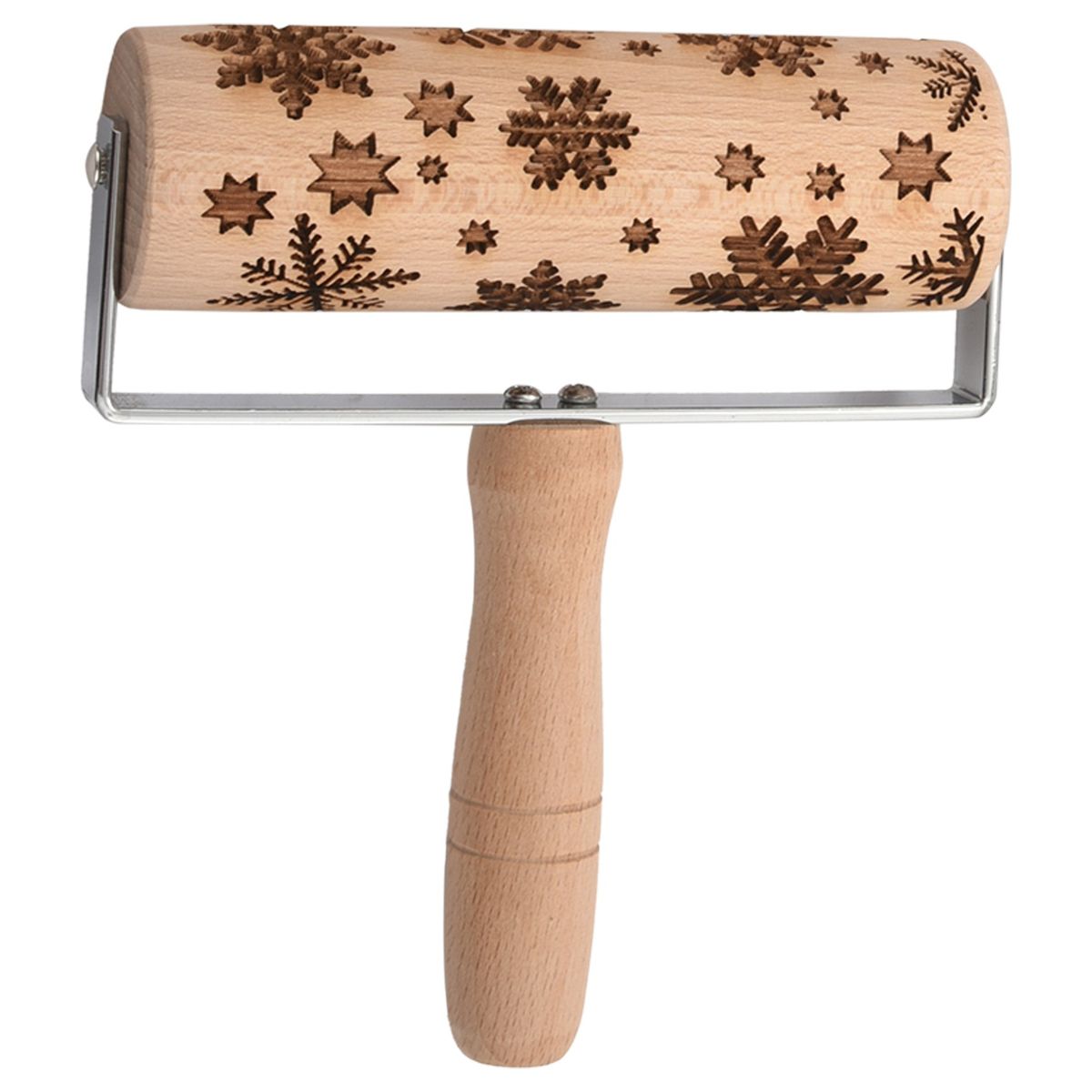 Rolling Pins Christmas Wooden Hand Grip Engraved