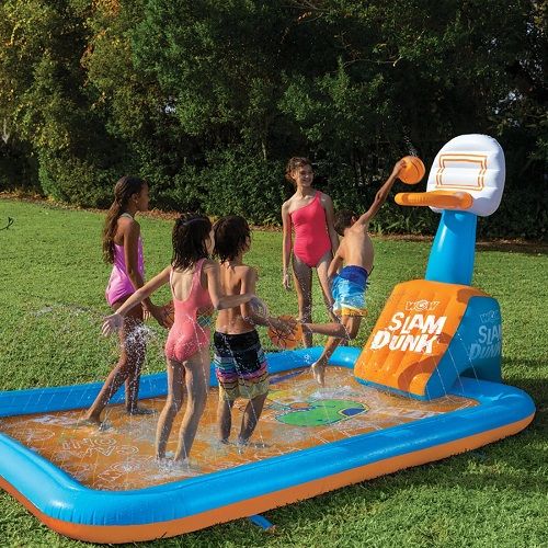 Slam Dunk Backyard Splash Pad