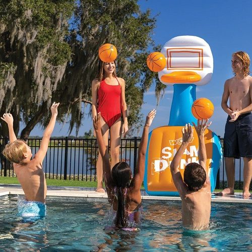 Slam Dunk Backyard Splash Pad