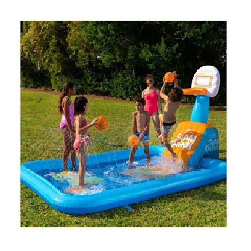 Slam Dunk Backyard Splash Pad