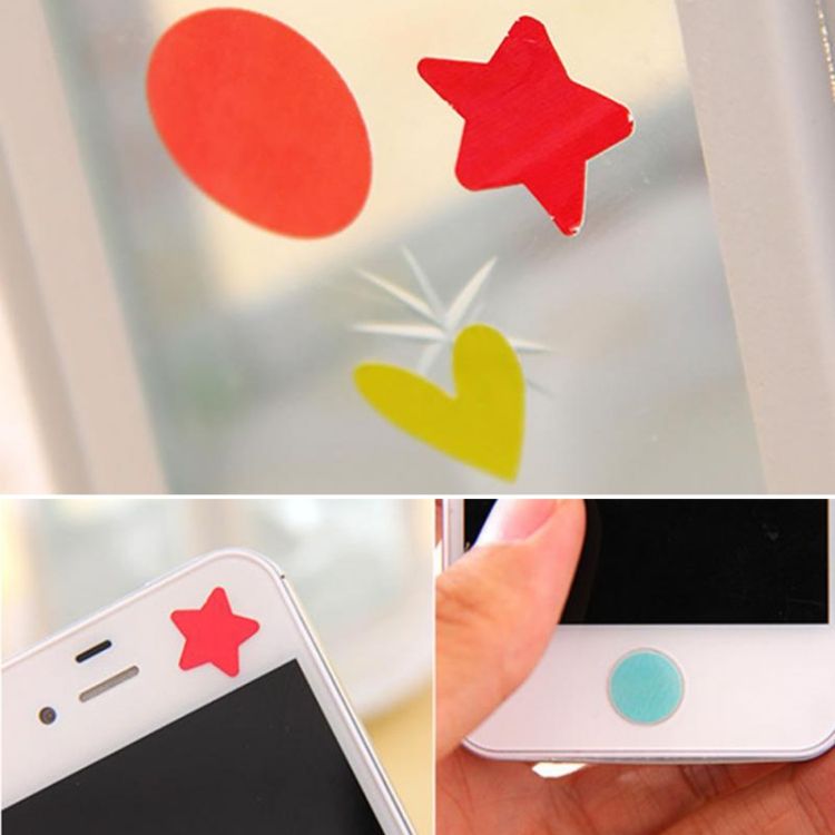 100 PCS Circle Pattern DIY Decorative Sticker
