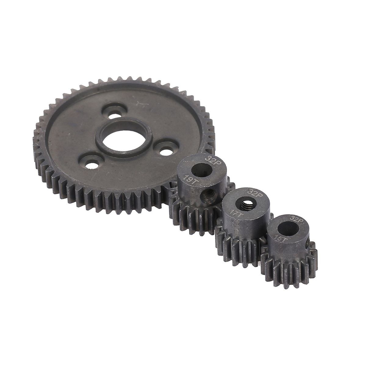 Heavy Duty Hardened Steel Spur 54T Gear With 15T/17T/19T